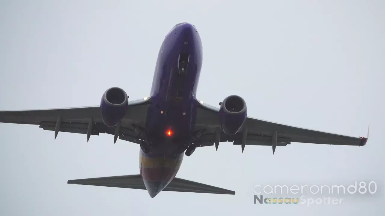 Southwest Airlines 737-800 Stormy Takeoff from Baltimore *FULL THROTTLE + WILD TURBULENCE*