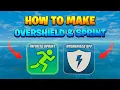 INSANE Overshield Sprint Changer System in UEFN Automatic - 1 HP Trick UEFN Tutorial