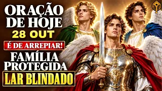 É de ARREPIAR! 😭 Família Protegida por 3 ARCANJOS 🪽 Lar Blindado por São Miguel, Rafael e Gabriel