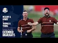 vs Extended Highlights Saturday Four-Ball 2025 Ryder Cup