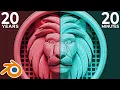 Lagu 20 jaar Blender 3D-modelleringsgeheimen in 20 minuten!