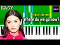 Gracie Abrams - Where do we go now? - Piano Tutorial [EASY]