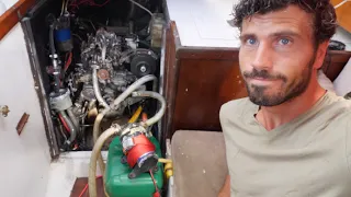 Jerry-rigged electric engine coolant system to continue journey