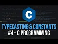 Typecasting Constants Strings - C Programming Tutorial