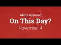 History of 4 November