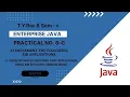 TYBSC IT Sem-5 Enterprise Java Practical 6 - C Develop simple shopping cart application using EJB