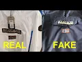Real vs Fake Napapijri Rainforest How to spot fake pocket 1 jacket