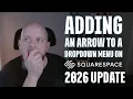 How to Add Dropdown Menu Arrows in Squarespace No CSS