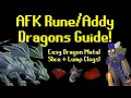 AFK Rune and Adamant Dragons Guide Easy Dragon Metal Slice Lump Clogs