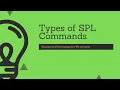 Splunk Different categories of SPL commands