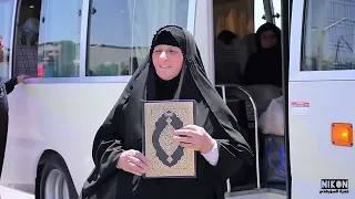 استقبال الحاجة  ام اخضير الغنامي  دندنها