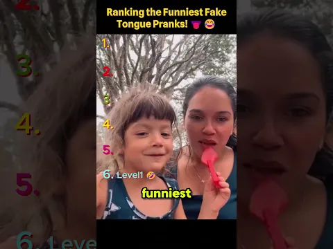 Ranking the Funniest Fake Tongue Pranks! 👅😂 #usa