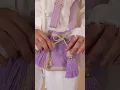 Download Lagu Small Pacifico bag in Lilac color, made by Wayuu tribes for AALUNA
