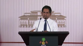 #Livestream: Press Conference at the President's Office