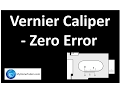 Lagu Vernier Caliper- Zero Error | Introduction to Physics
