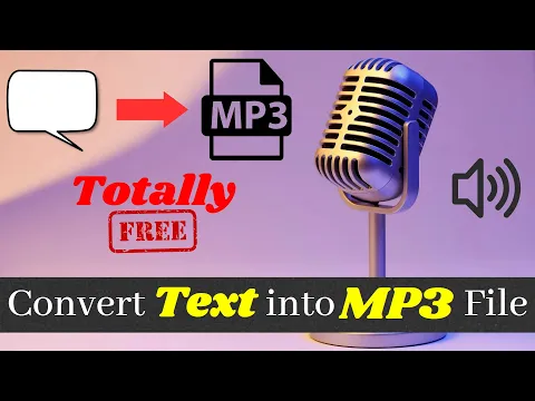Download MP3 How to Convert Text into a Audio File | Text to MP3 | Text to Speech Converter | Voice Maker