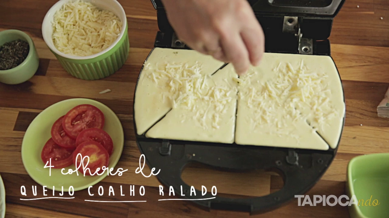 TAPIOCANDO CREPIOCA NA SANDUICHEIRA