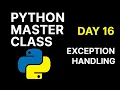 Exception Handling In Python In Telugu - Day 16