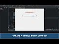 Java GUI Tutorial - Creating A Scroll Bar In Java GUI Using JScrollBar Class