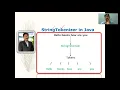 String Tokenizer class