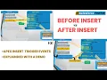 Before Insert and After Insert of Salesforce Apex Triggers - Explained with a Demo
