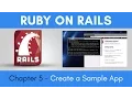 Learn Ruby on Rails from Scratch Chapter 5 Create a Sample App Eduonix