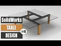 Solidworks KeyShot Tutorial How to Design Render Table 3d Modeling Tutorial