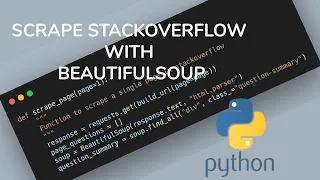Scraping Stack Overflow with Python Beautiful Soup Requests