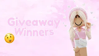 Giveaway winners | 10K ROBUX | @Auvkaa | 😍😱