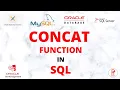 CONCAT Function in SQL What are CONCAT Function in Oracle SQL