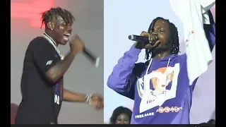 zlatan performed his new song quilox u0026 dance moves with naira marley on stage at marlians fest