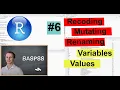 R R Studio Recoding Mutating Renaming Variables Values