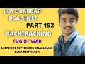 Tug of war Backtracking Bitmasks Love Babbar DSA sheet LeetCode September challenge