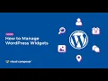 Lesson 38bis Managing Widgets and Widget Areas in WordPress with Classice Editor