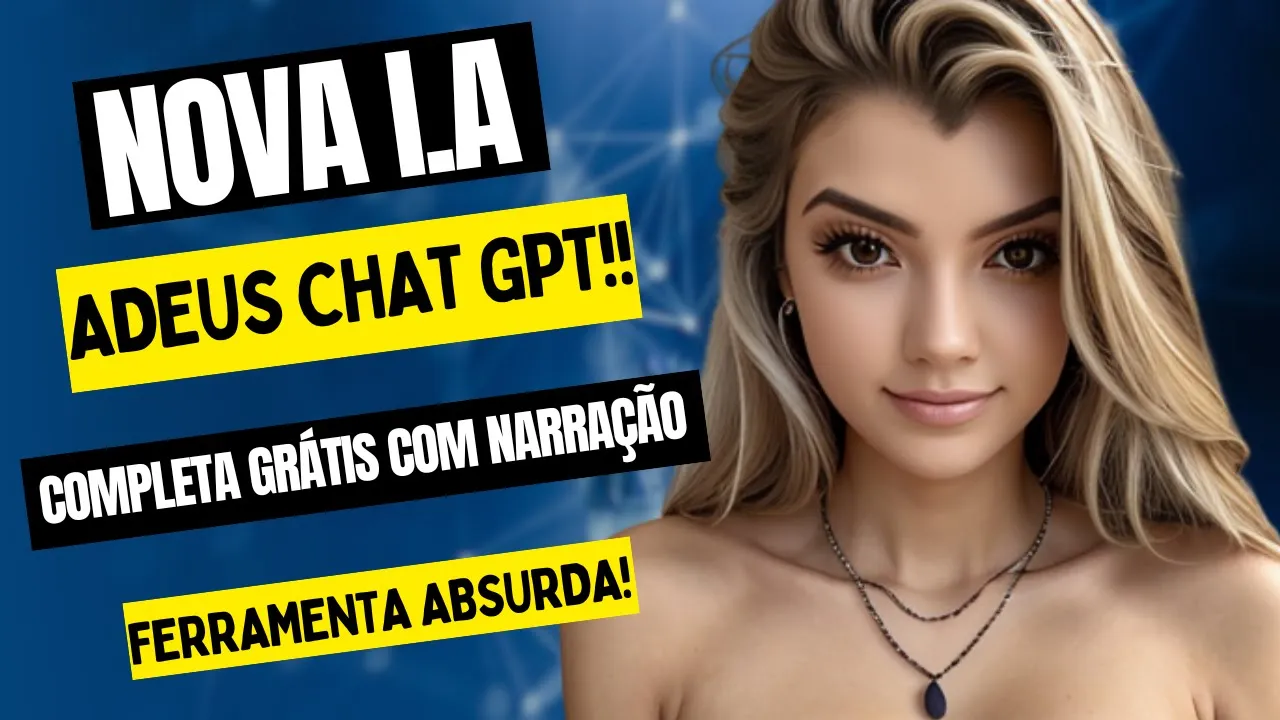 INCRIVEL NOVA FERRAMENTA IA COM NARRAÇÃO DE ALTA QUALIDADE BATE DE FRENTE COM CHAT GPT