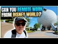 Can I Remote Work from Walt Disney World