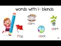 Consonant Blends - words with L Blends Phonics Blends