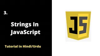 Strings in JavaScript JavaScript Tutorial for beginners in