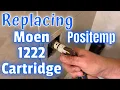 Replacing A Moen 1222 Positemp Cartridge For Tub Shower - Plumbing Repair