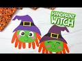 Witch Handprint Craft For Kids