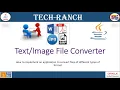 Live Demonstration of File Converter in Java Practice Project TechRanch