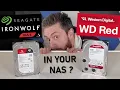WD Red vs Seagate Ironwolf NAS Hard Drives