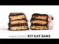 Homemade Kit Kat Bars vegan gluten-free paleo