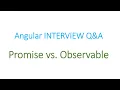 Angular Interview Q A Promise vs Observable in Angular