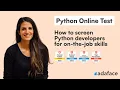 How to screen and hire the best Python developers with the Adaface
