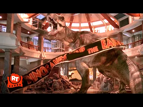 Download MP3 Jurassic Park (1993) - T-Rex vs. the Raptors Scene | Movieclips