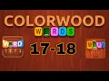 COLORWOOD WORDS Cryptogram level 17 18