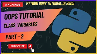 Python OOP Tutorial 2 Class Variables mlminds