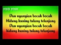 Atoklobot feat Tony Q Rastafara - Tempe bongkrek (lirik)