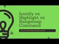 Splunk Commands Discussion on Iconify vs Highlight vs Rangemap command